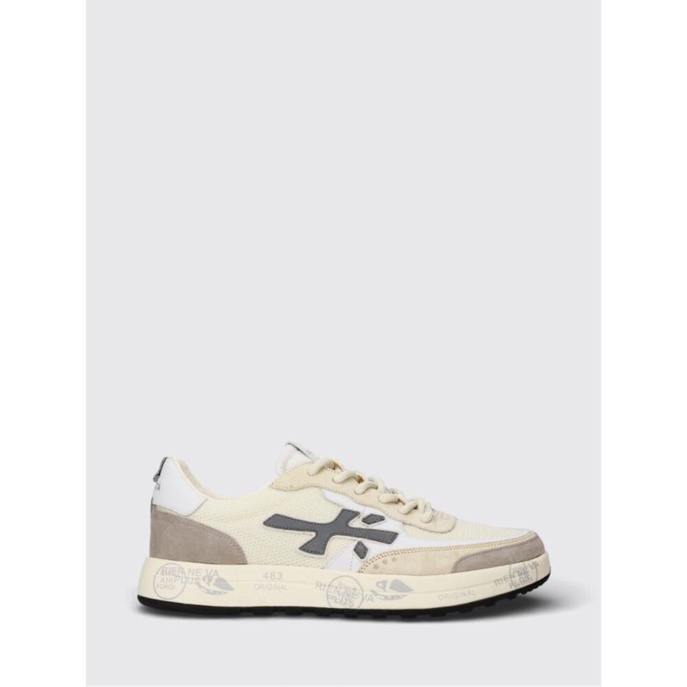 Premiata Men Premiata Nous Suede And Mesh Sneakers